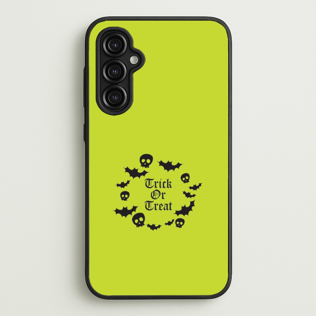 Trick Or Treat Wreath Galaxy A14 Case