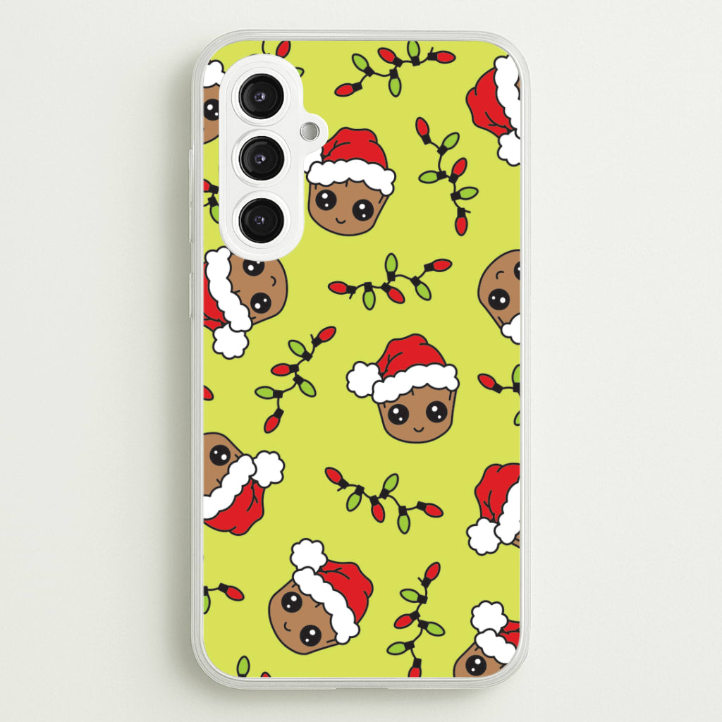 Christmas Tree Hero Pattern Galaxy S23FE Case