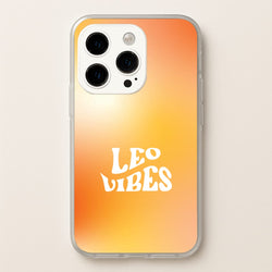 Leo Vibes Gradient Zodiac iPhone 15 Pro Case