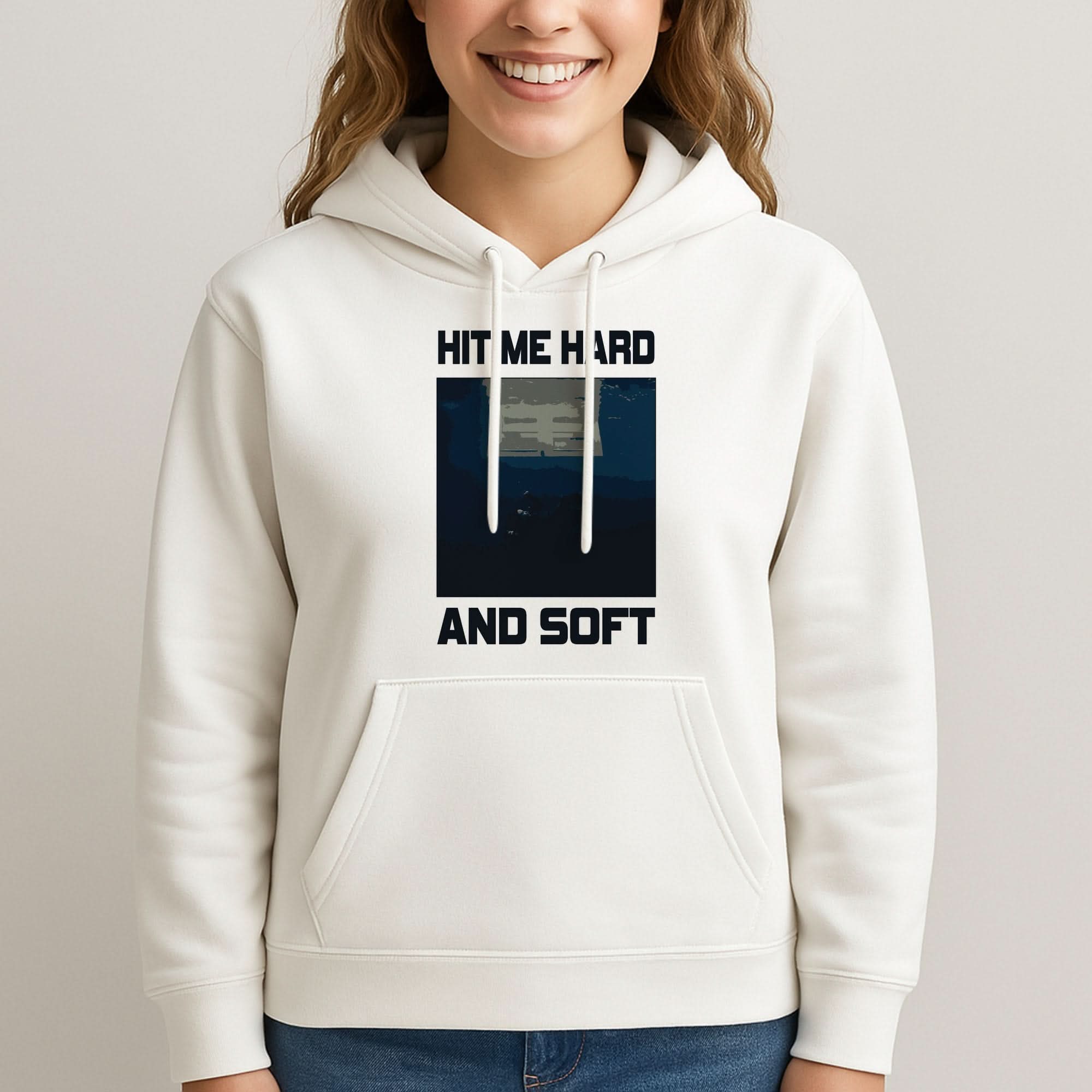 Billie Blue Womans Hooded Sweatshirt