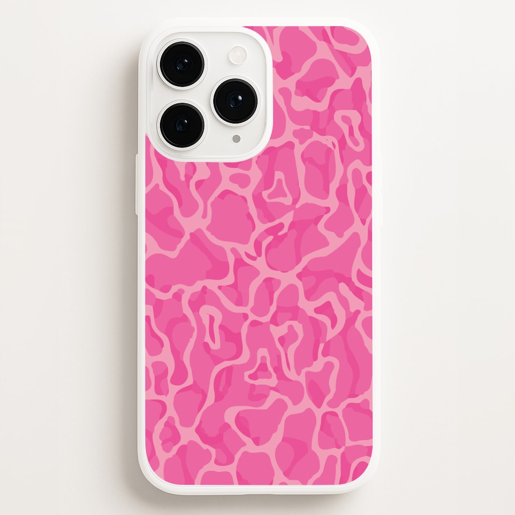 Orange Retro Flowers Pattern Phone Case