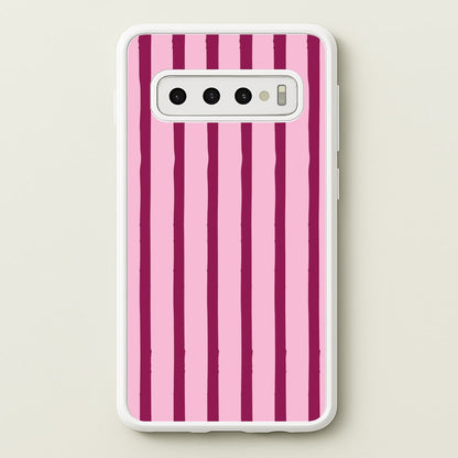Strawberry Stripes  Galaxy S10 Plus Case