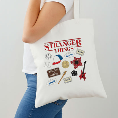 Stranger Things Cartoon Icons Shoulder Bag