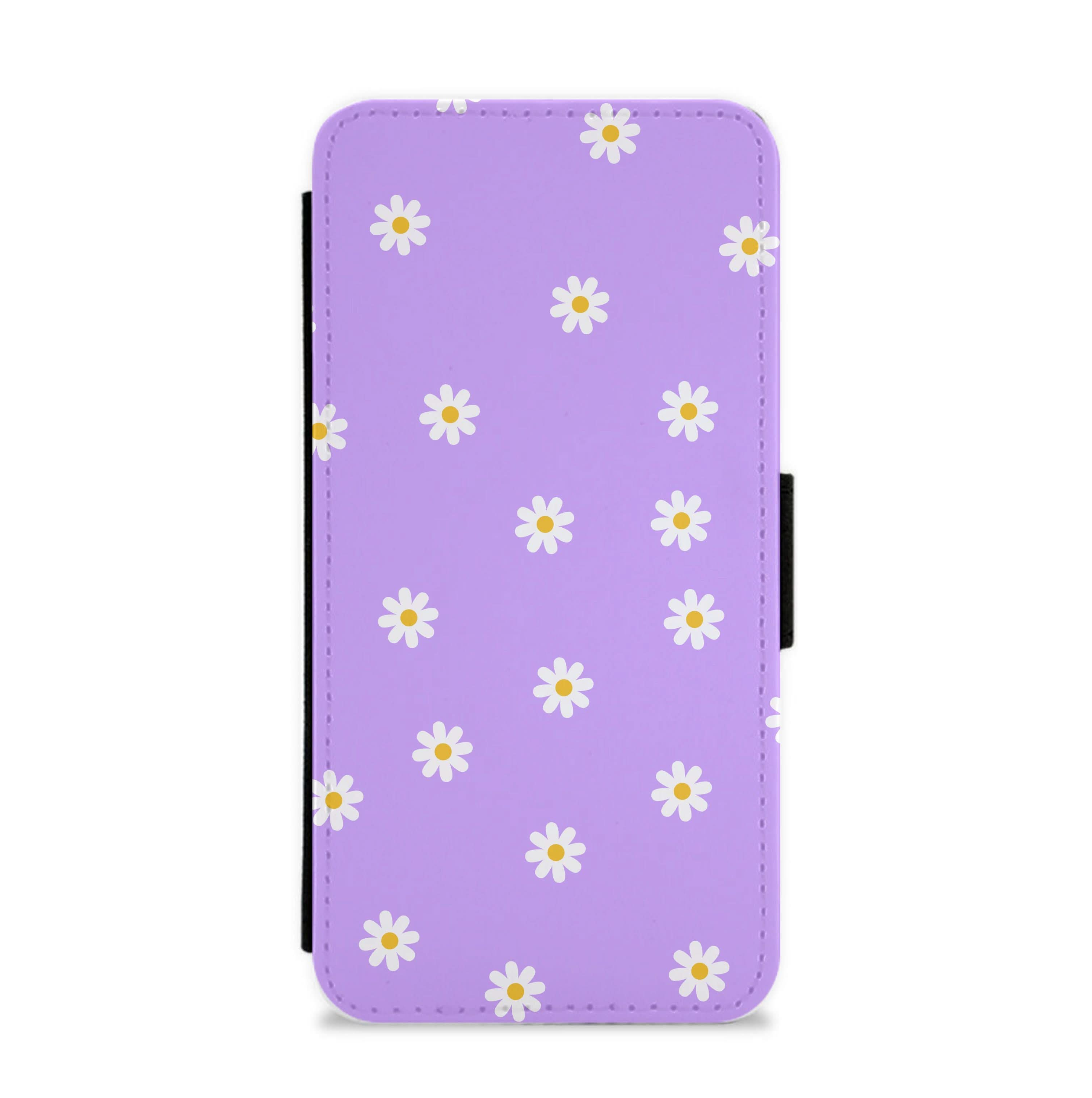 Purple Daisies  Flip / Wallet Phone Case