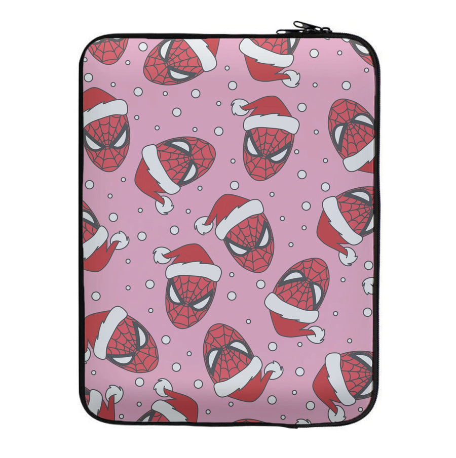 Spider Christmas Pattern Laptop Sleeve