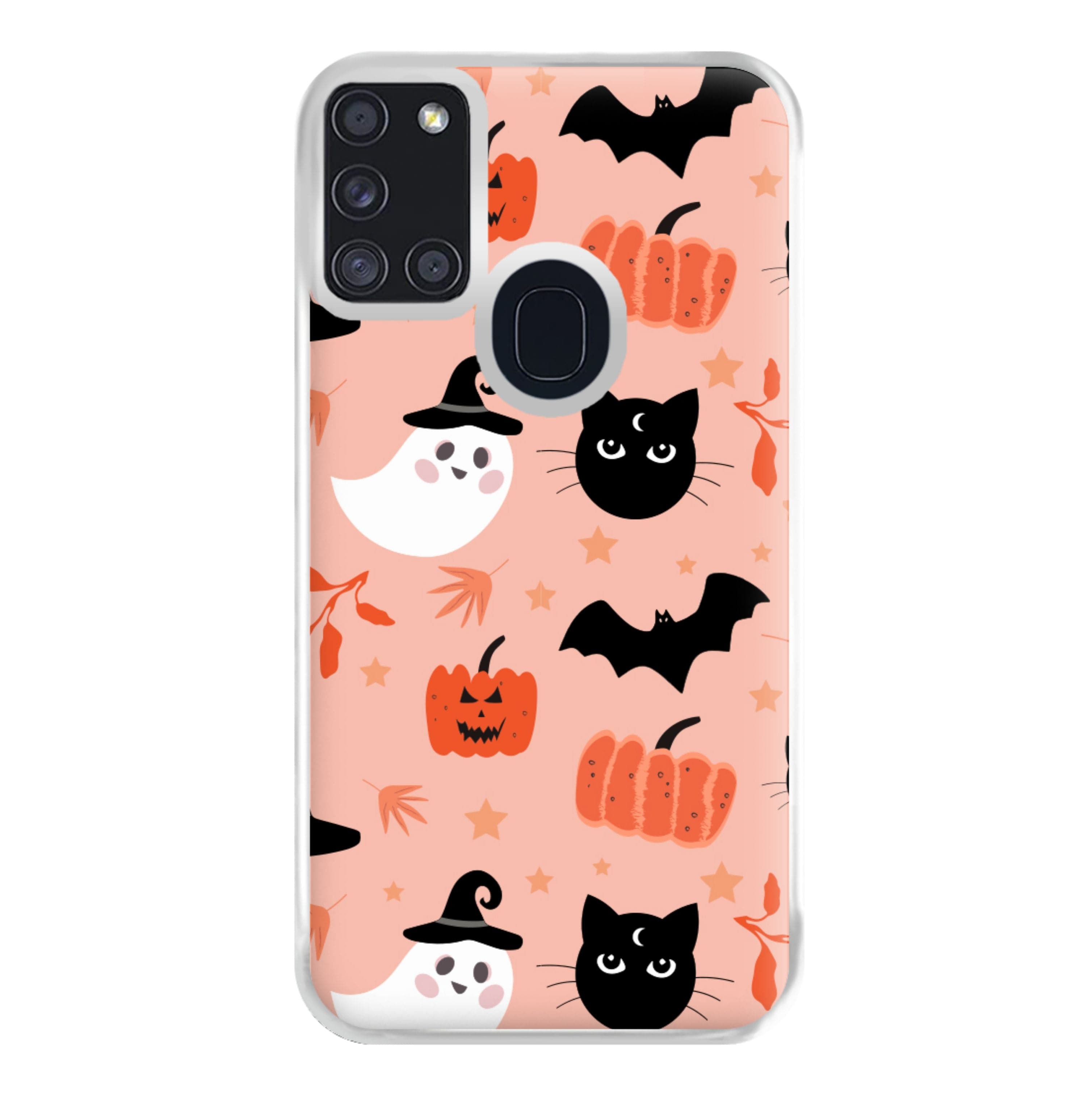 Pretty Pink Halloween Pattern Phone Case