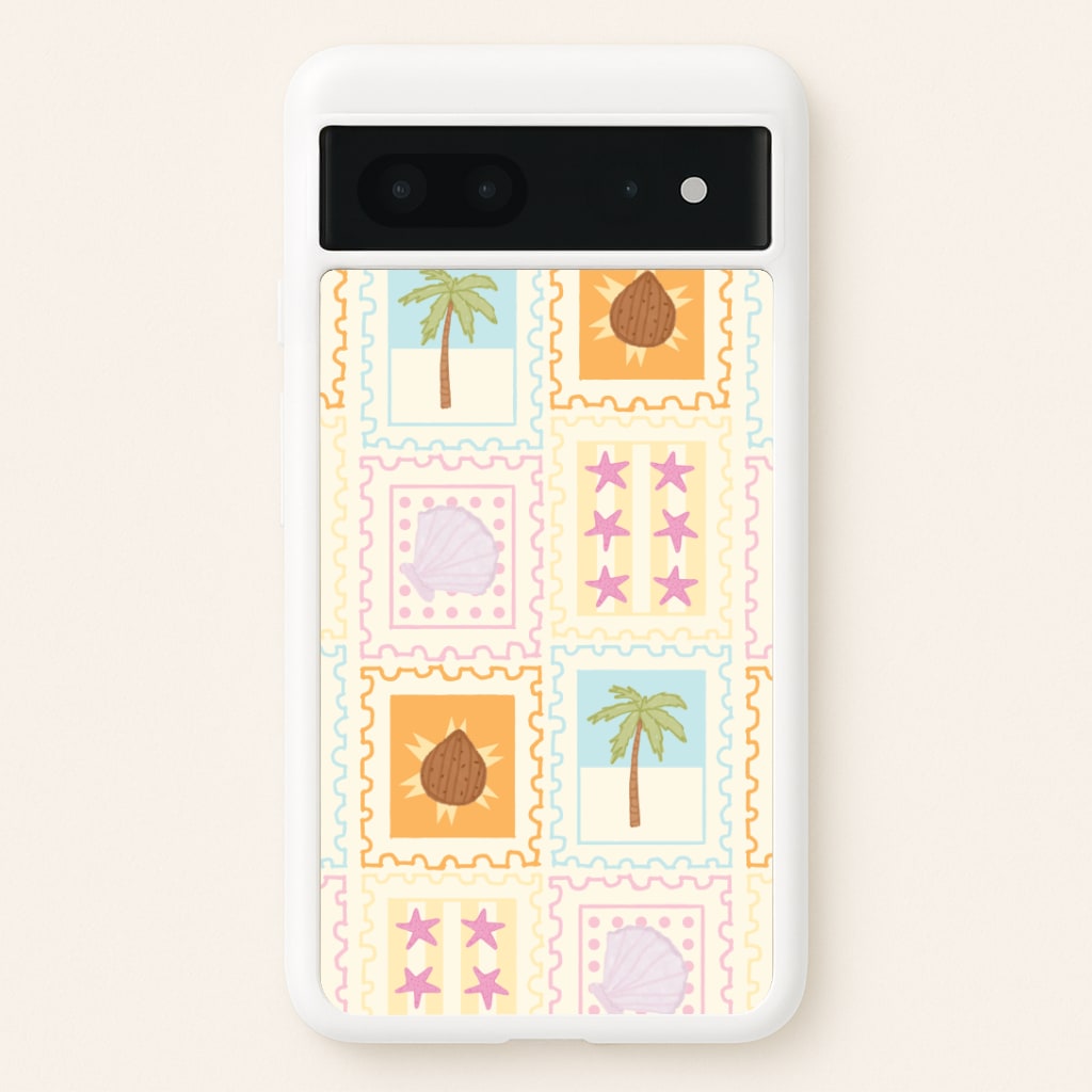 Tropical Stamps Google Pixel 7 Case