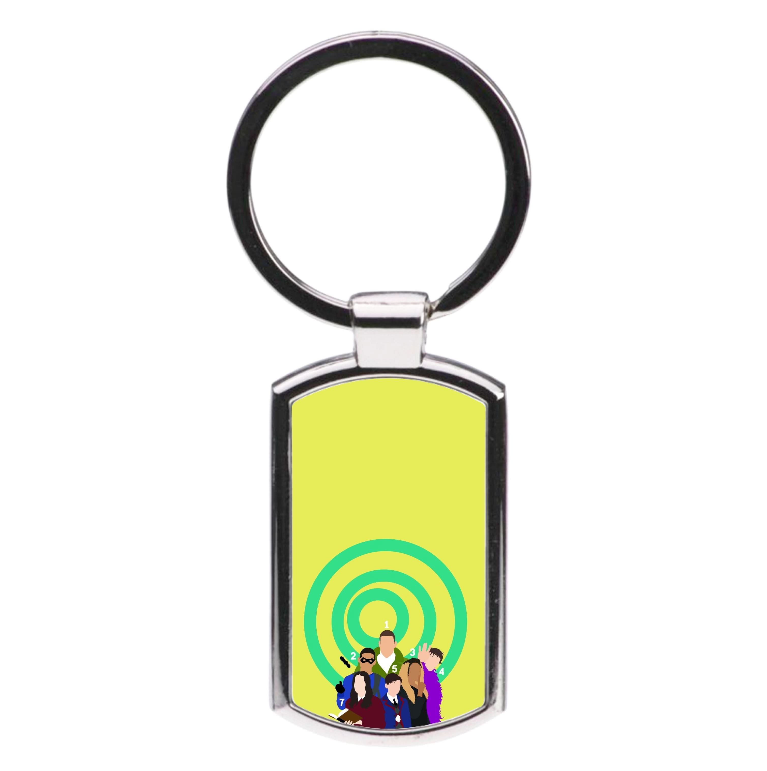 Kids Numbers Luxury Keyring