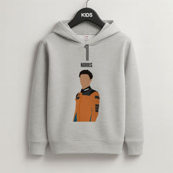 Norris 2026 Grey Kids Hoodie