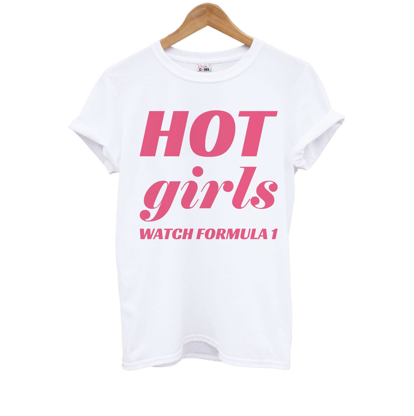 Hot Girls Watch Formula One Kids T-Shirt