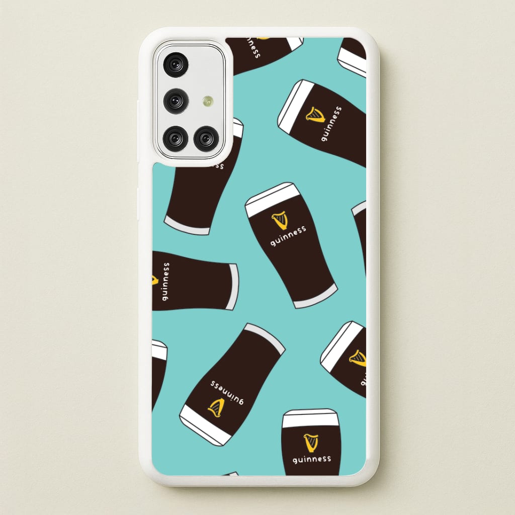 Stout Pint Pattern Galaxy A71 Case