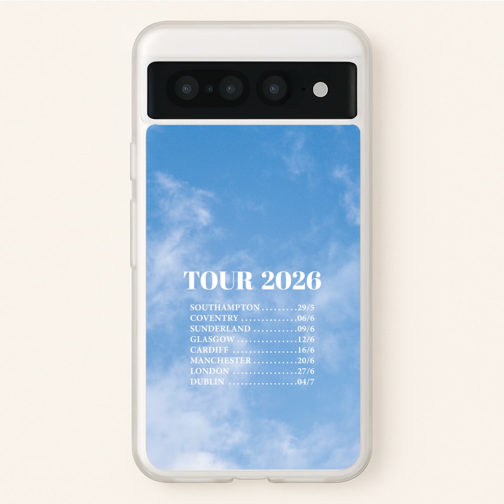 Band Tour 2026 Google Pixel 7 Pro Case