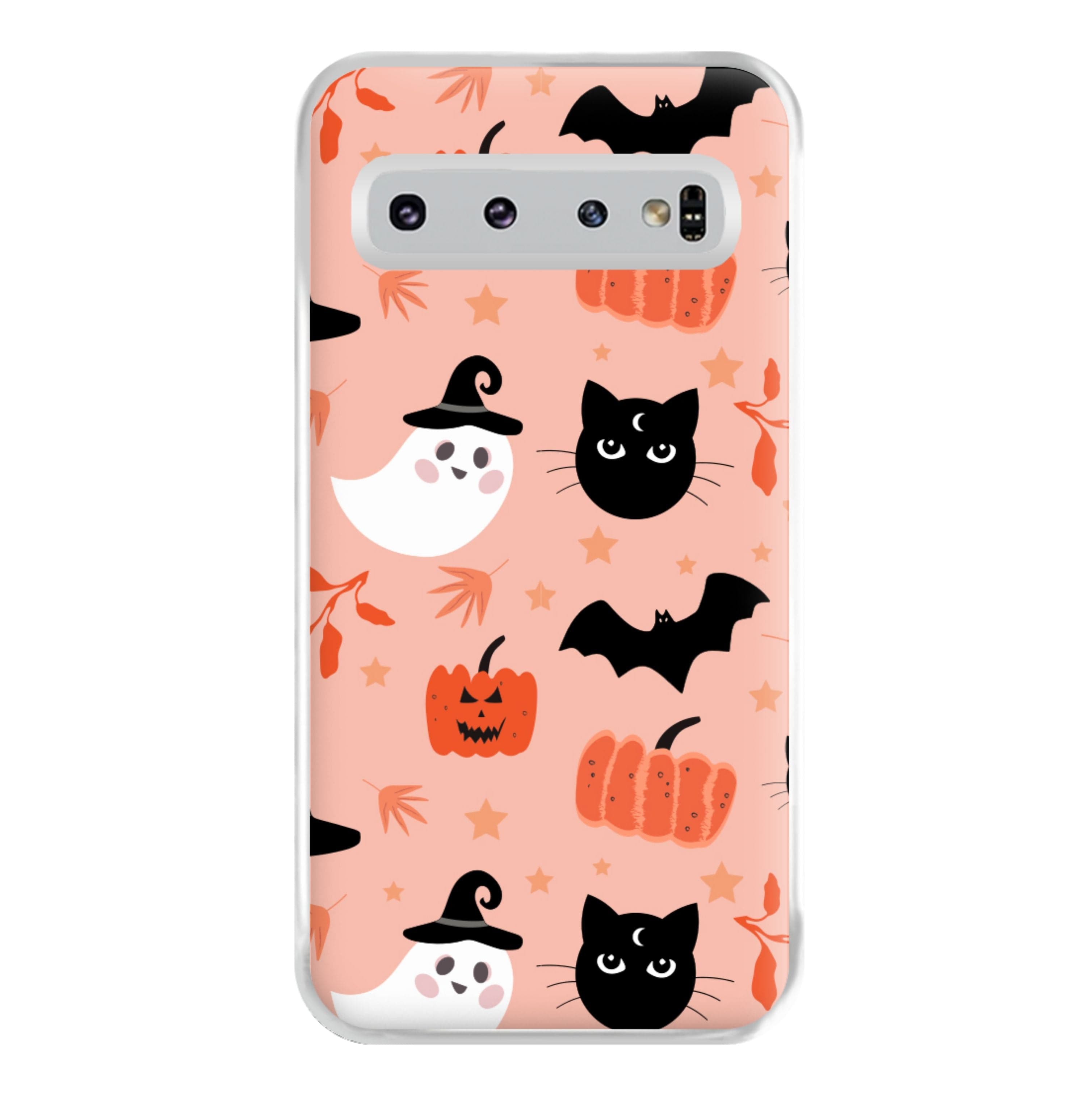 Pretty Pink Halloween Pattern Phone Case