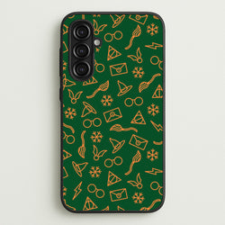 Christmas Wizard Icons Pattern Galaxy A16 Case