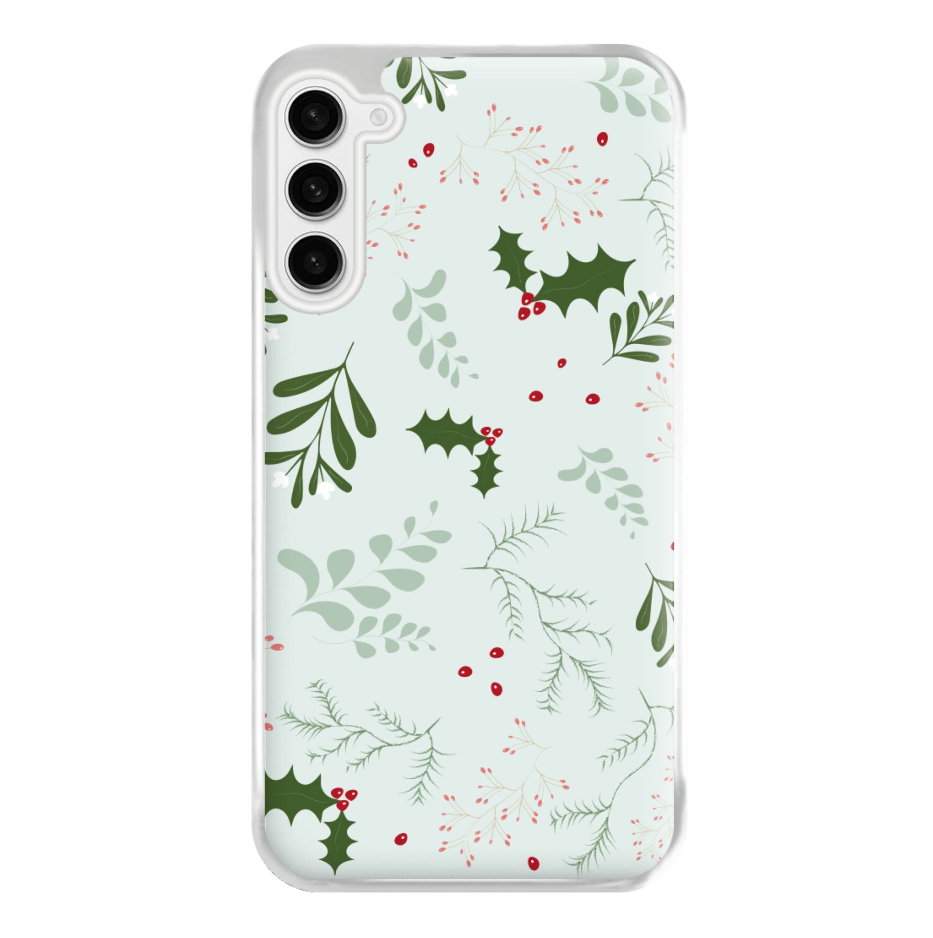 Christmas Floral Pattern Phone Case