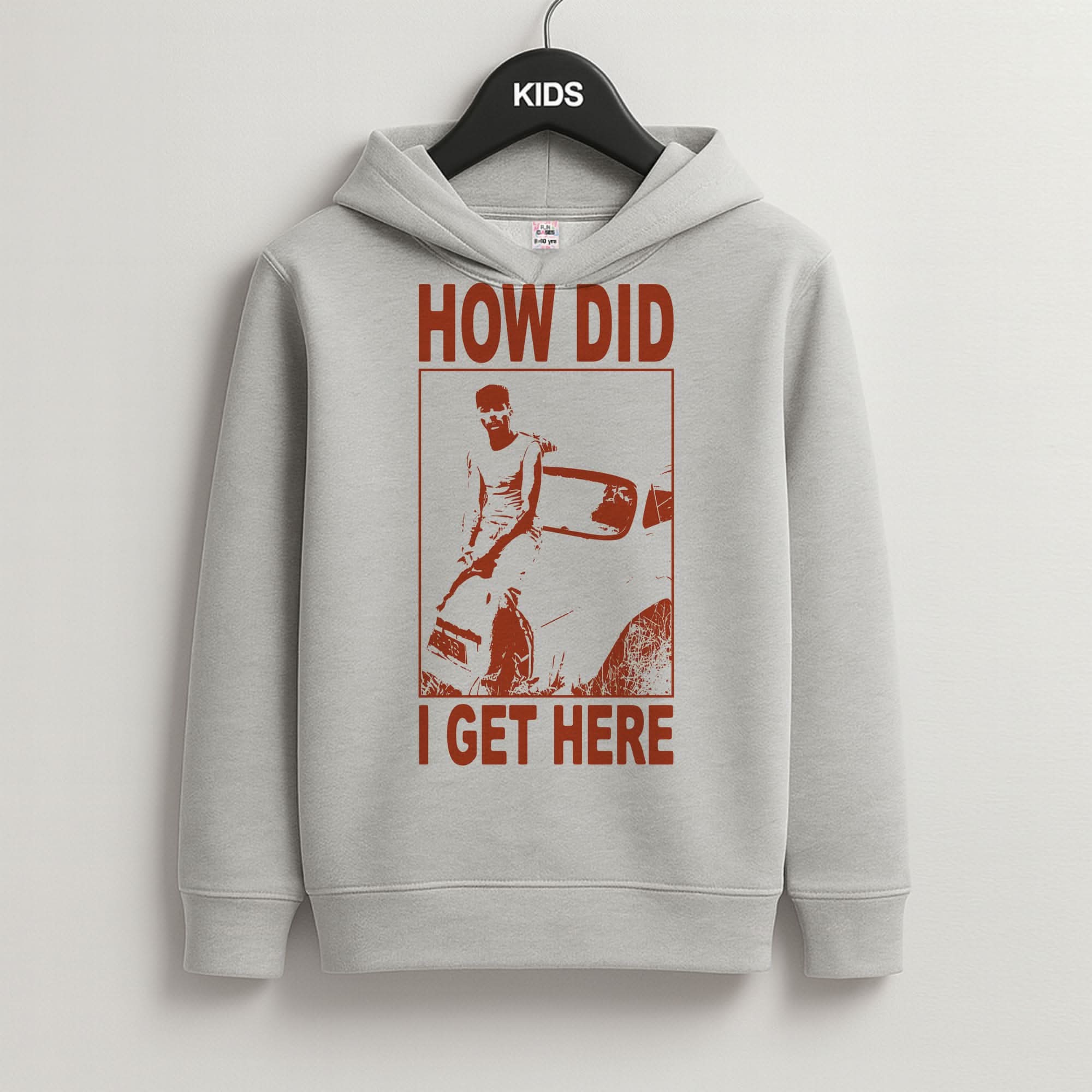 HDIGH Poster Grey Kids Hoodie