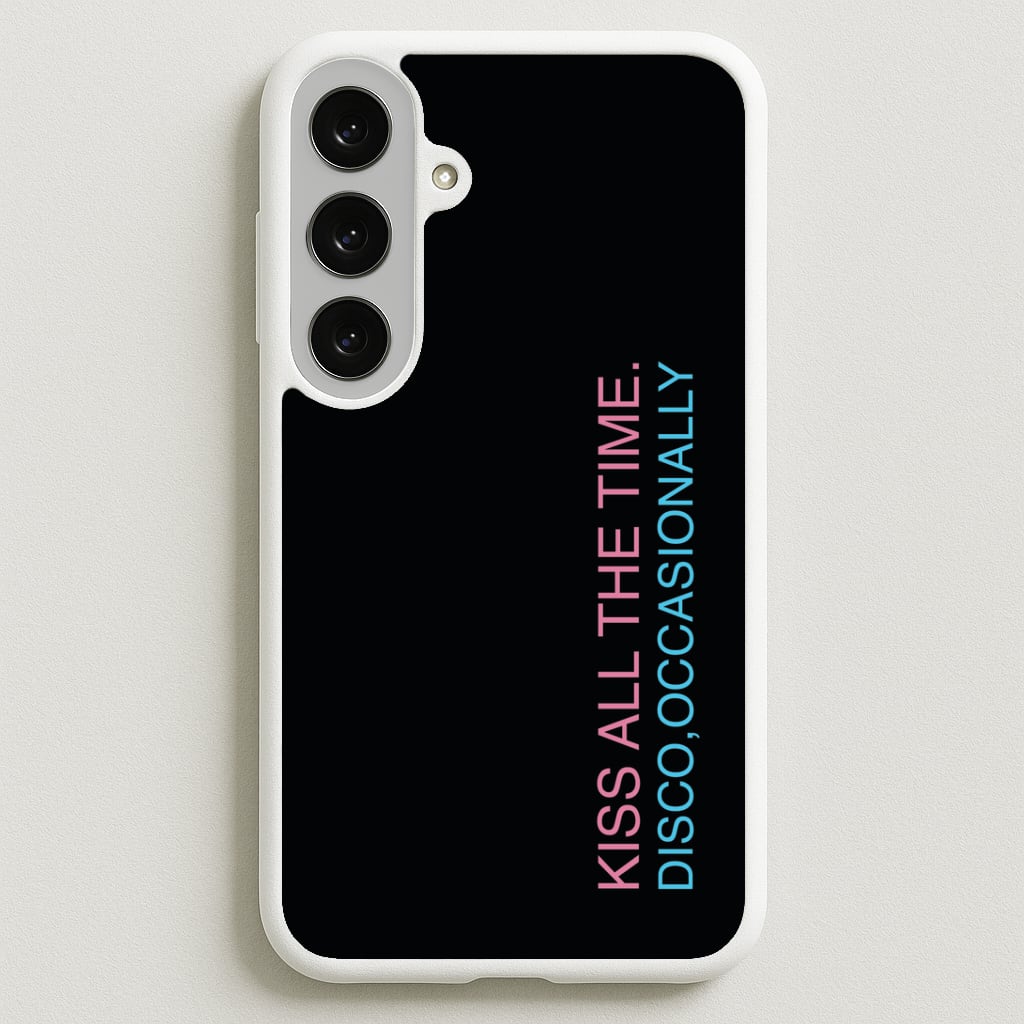 Disco Occasionally Text Galaxy S25FE Case