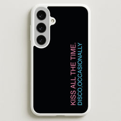 Disco Occasionally Text Galaxy S25FE Case