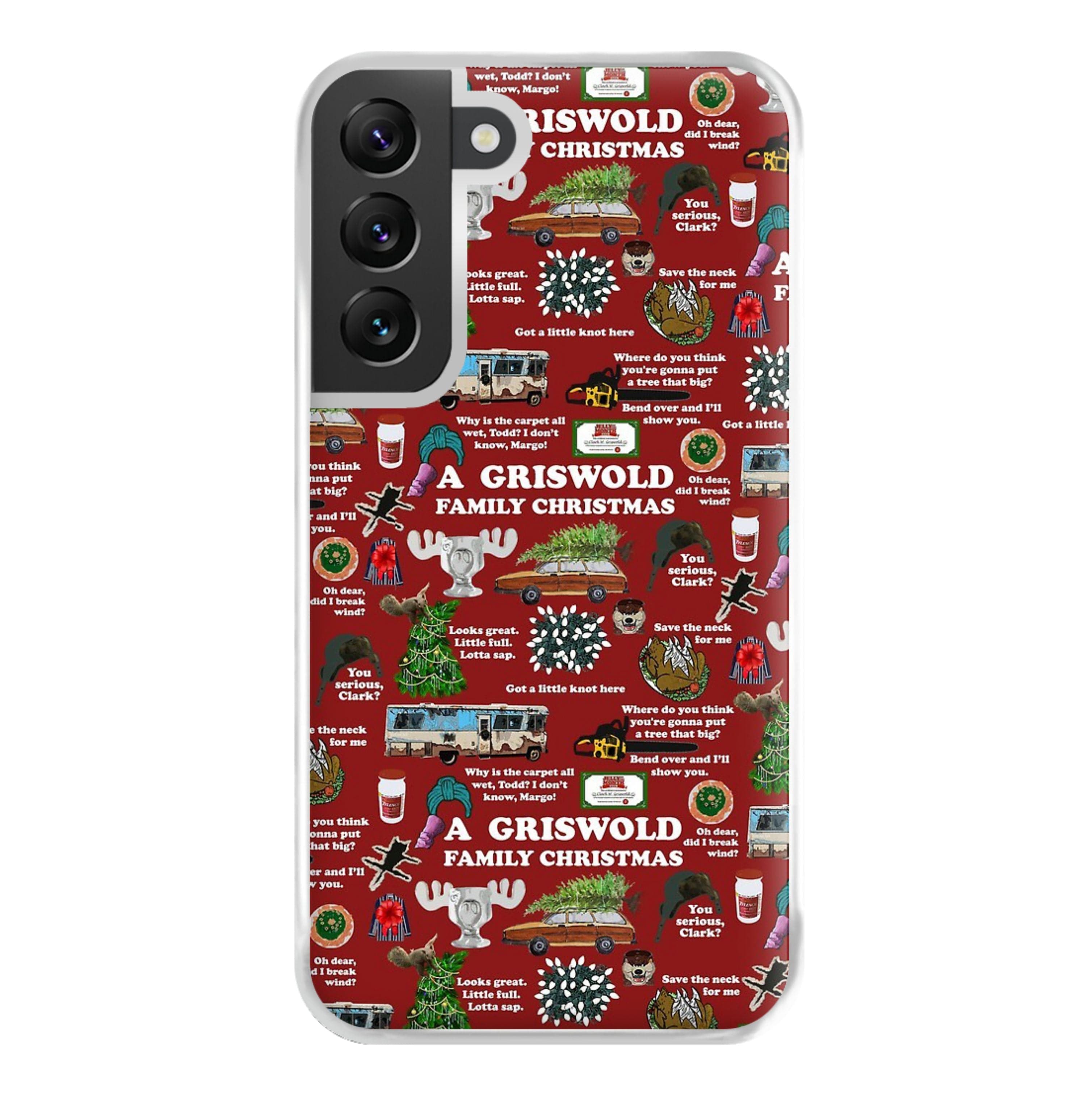 Christmas Holiday Collage Phone Case