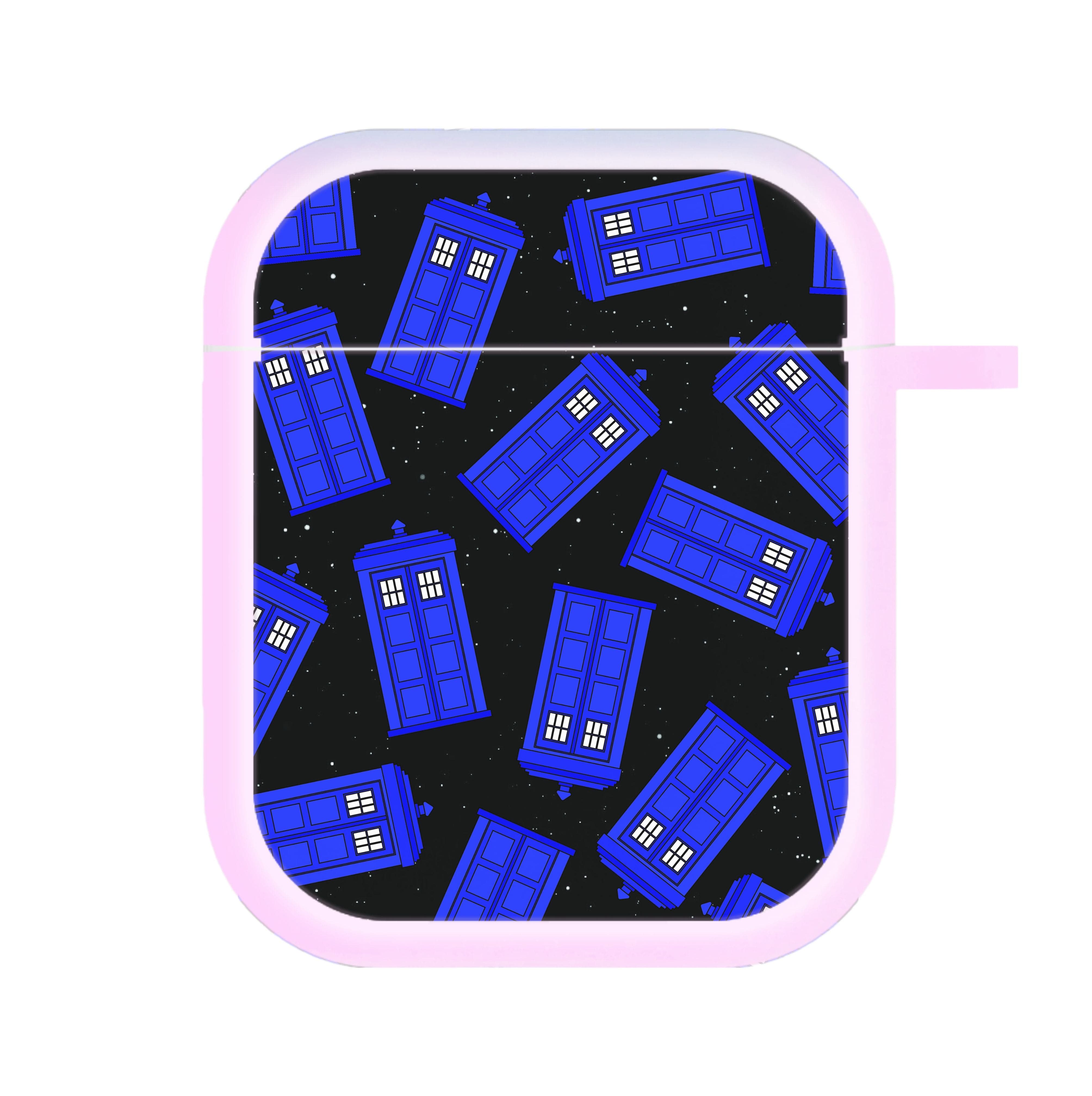 Tardis Pattern AirPods Case