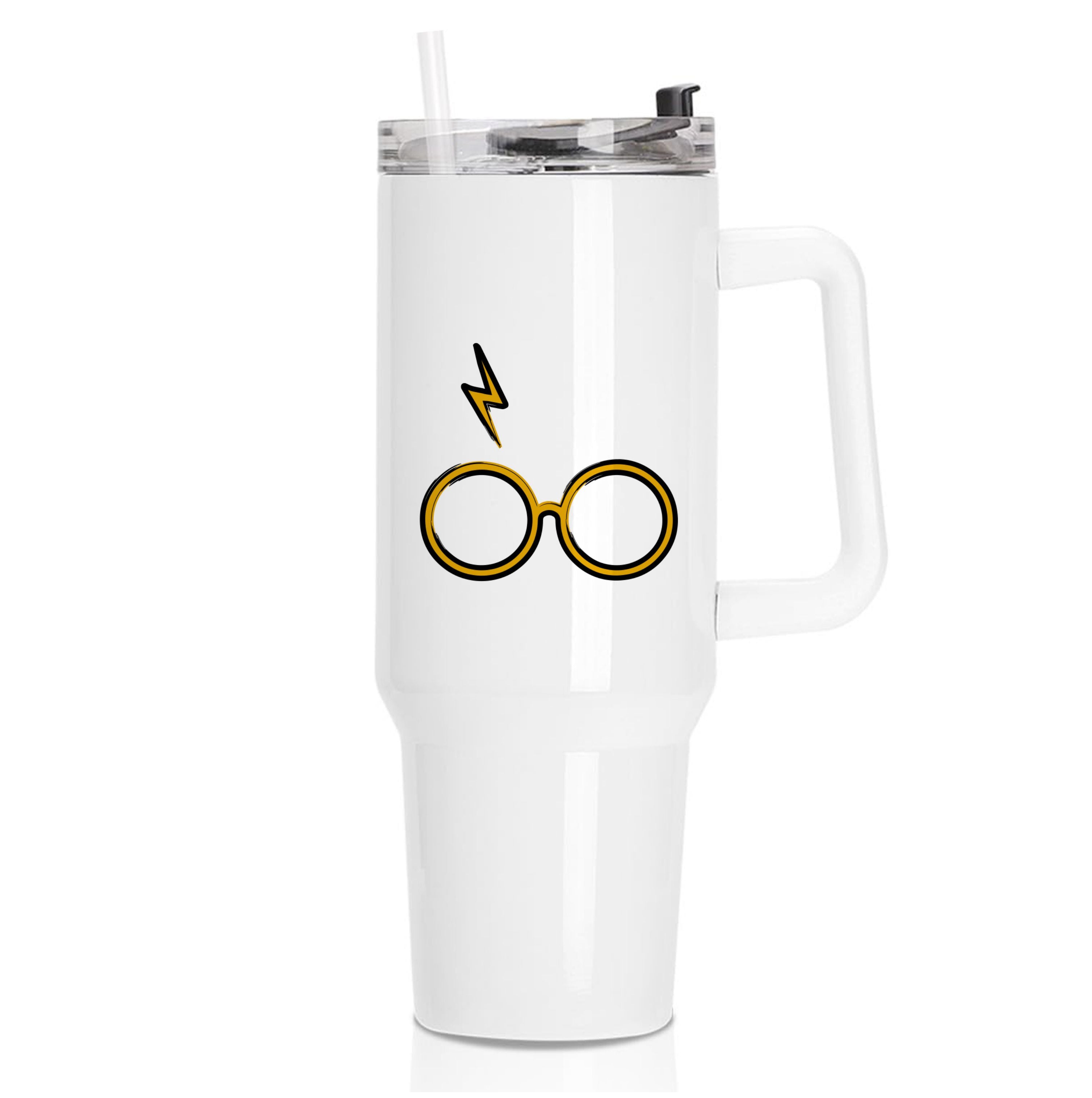 Glasses & Scar Tumbler