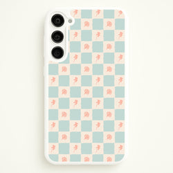 Patchwork Floral Pattern Galaxy S23 Plus Case