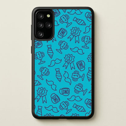 Dad Doodles Pattern Galaxy S20 Plus Case