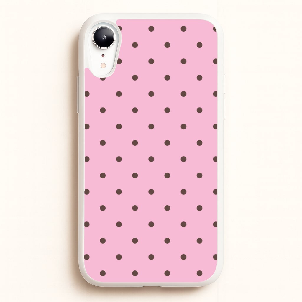 Strawberry Polka Dots iPhone XR Case