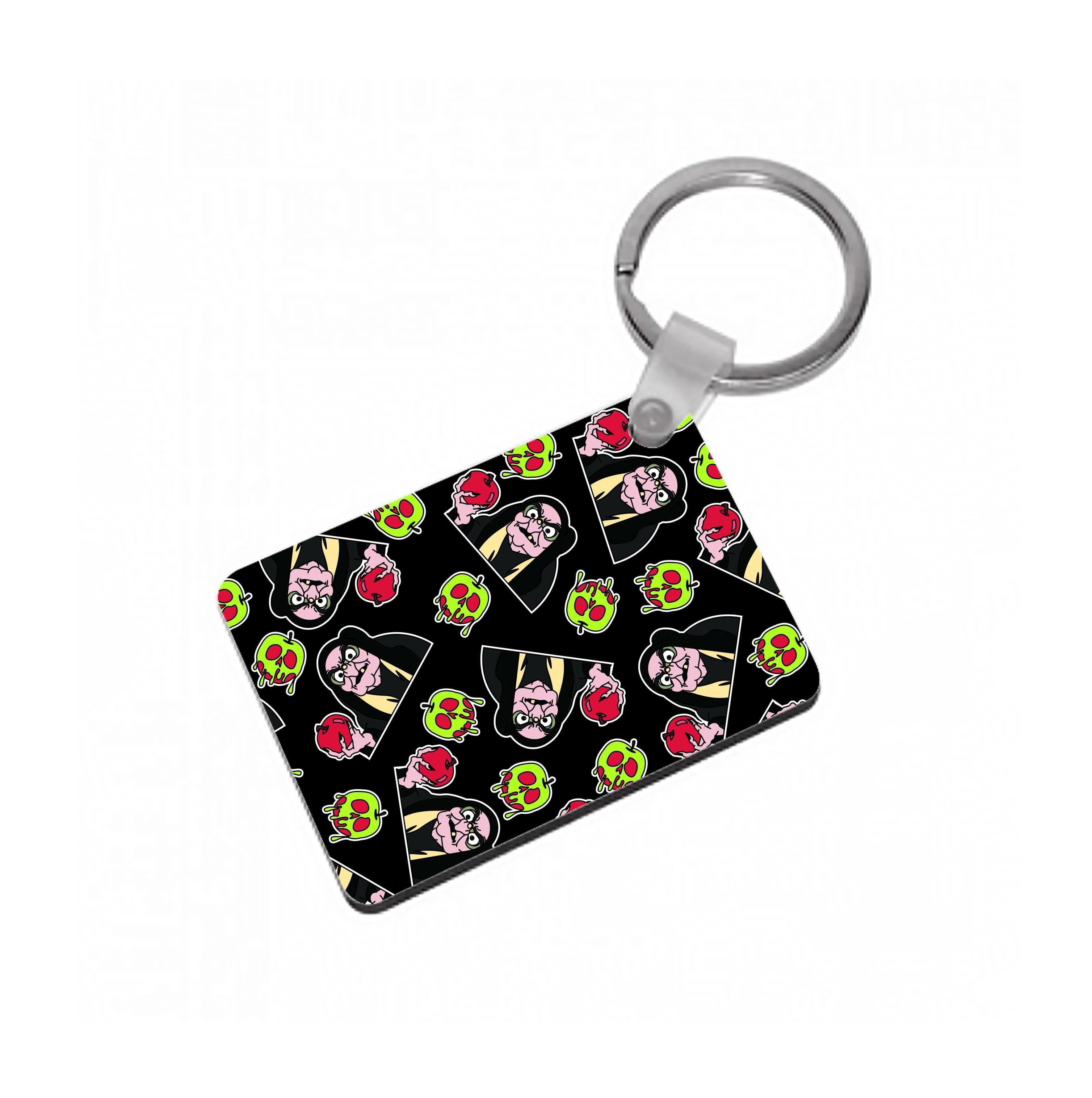 Witch Pattern Keyring