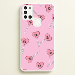 Ew Love Heart Lolipops Pattern Galaxy A21s Case
