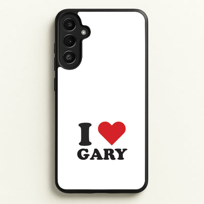 I Love Gary Galaxy A36 Case