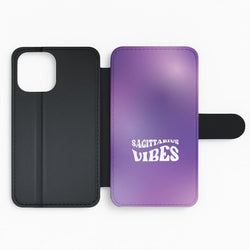 Sagittarius Vibes Gradient Zodiac Flip Phone Case