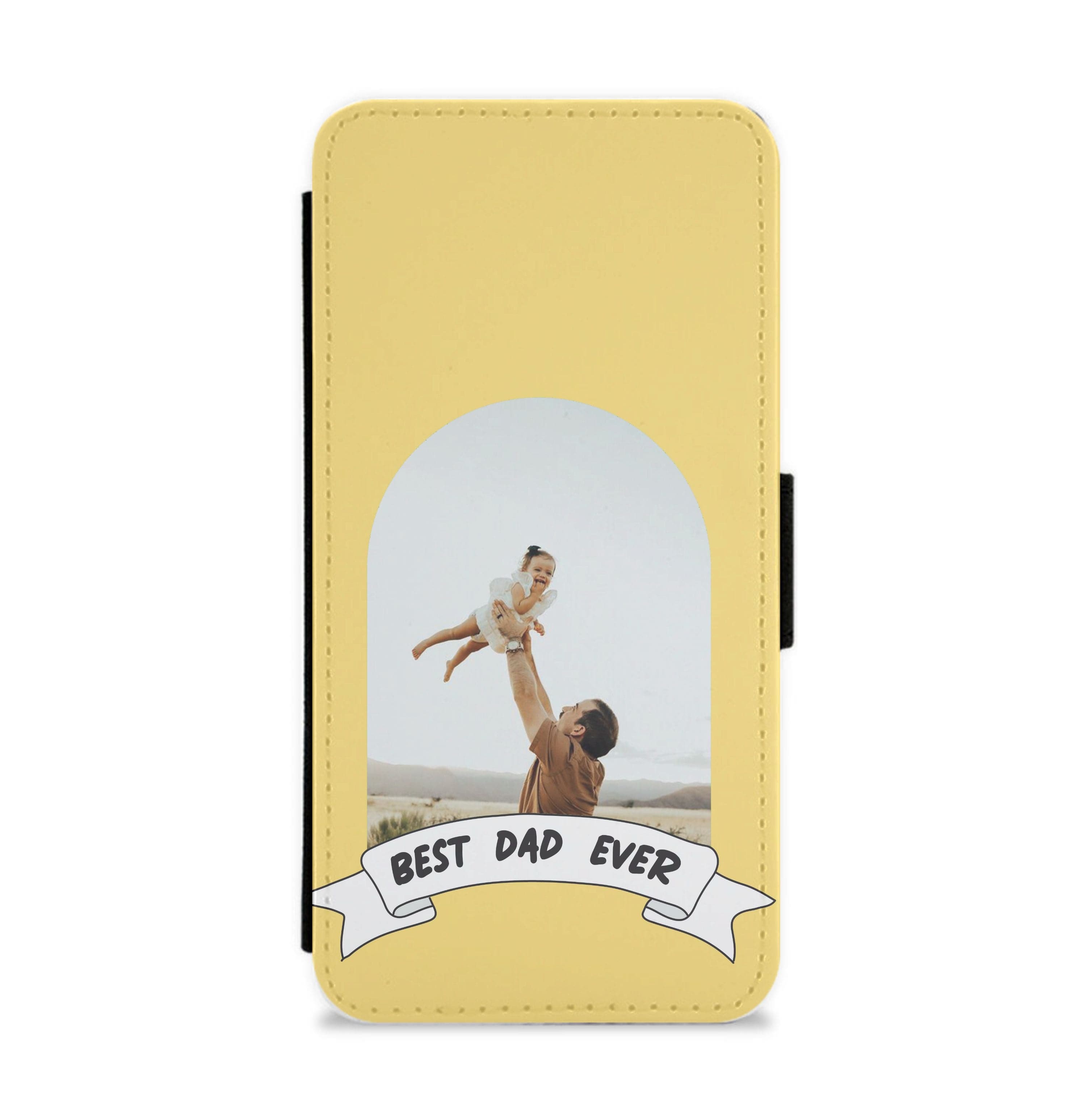 Best Dad Ever - Personalised Father's Day Flip / Wallet Phone Case