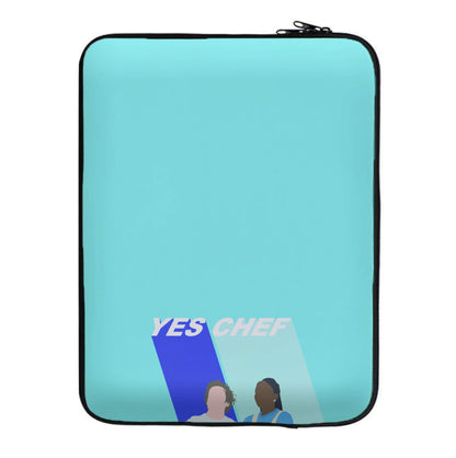 Yes Chef Blue Laptop Sleeve