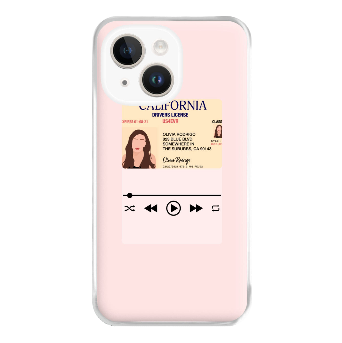 Drivers License - Olivia TikTok Phone Case