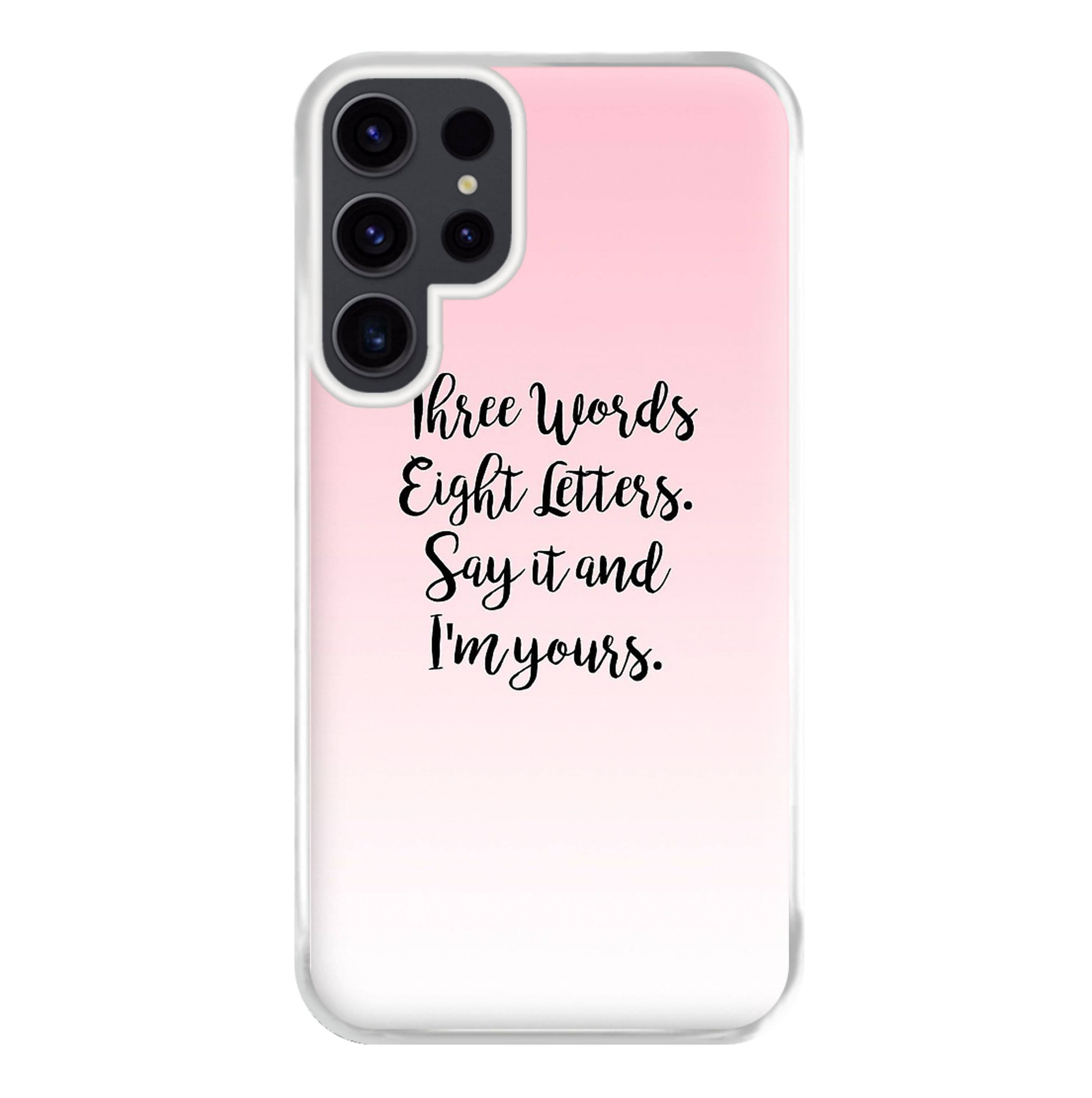 Three Words, Eight Letters - Gossip Phone Case