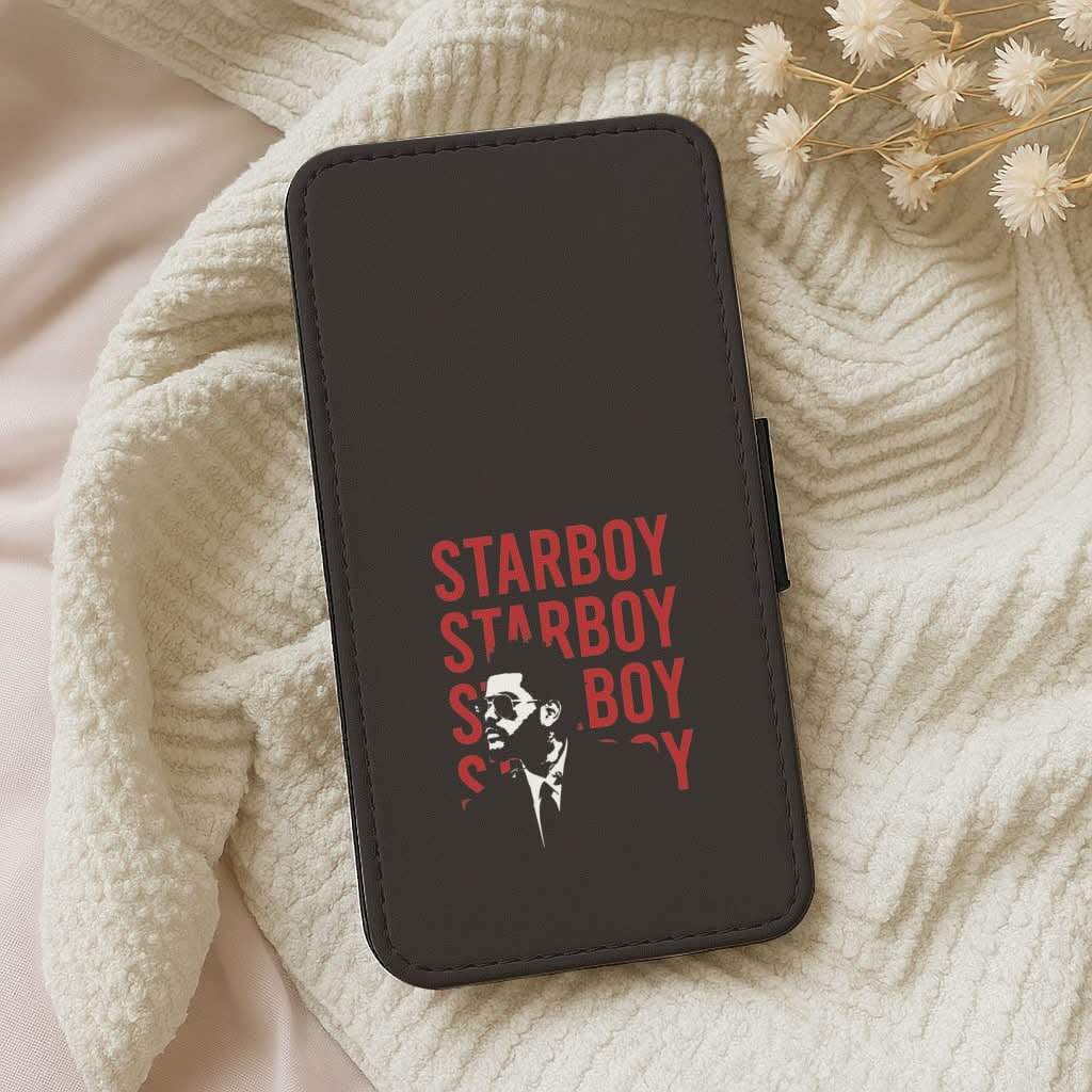 Starboy Singer Leather Phone Case