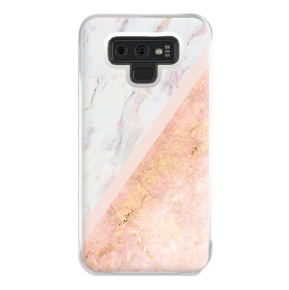 Marble and Rose Gold Phone Case