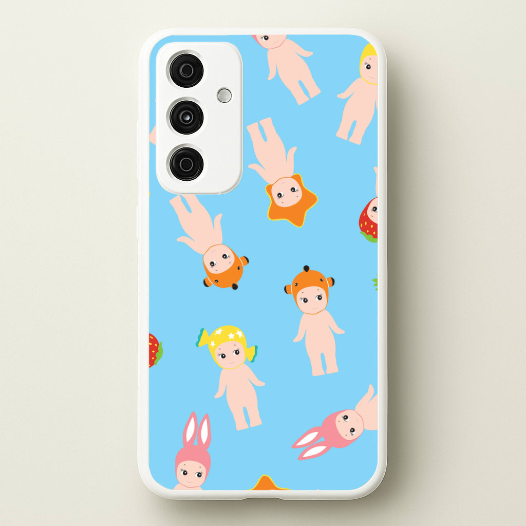 Angels Pattern Galaxy A35 Case
