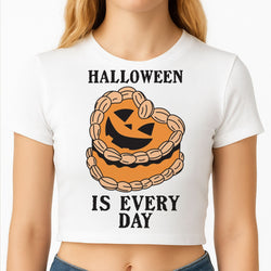 Halloween Is Every Day Crop Top