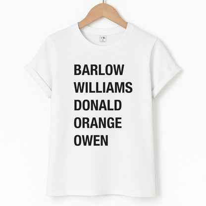 Take Band Members Names Unisex T-Shirt