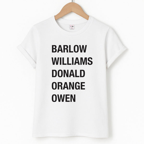 Take Band Members Names Unisex T-Shirt
