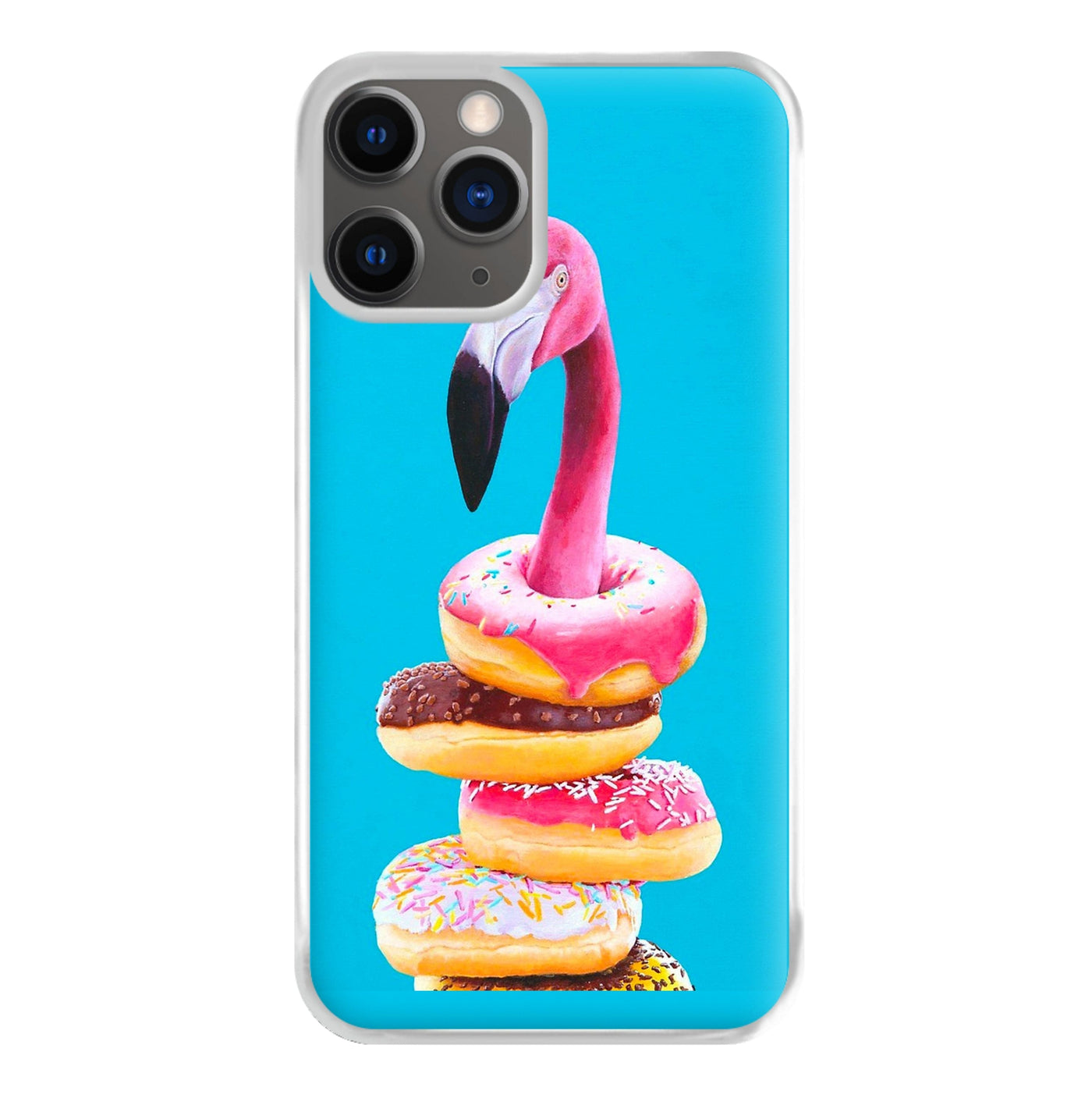 A Famished Flamingo Phone Case