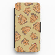Gingerbread Plushies Pattern Flip / Wallet Phone Case 1