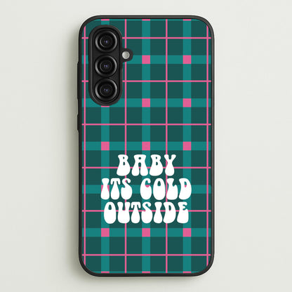 Baby It's Cold Outside Tartan Galaxy A16 Case