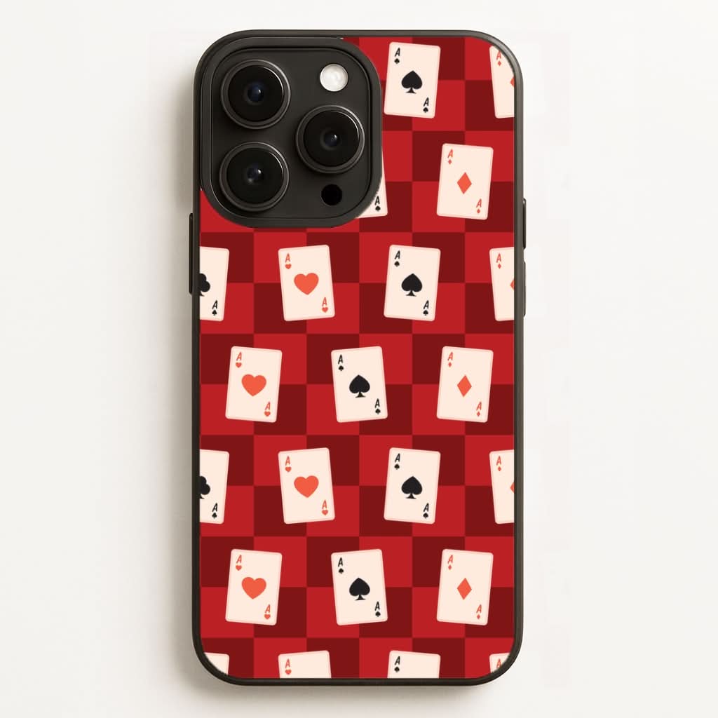 Card Deck Checkered Pattern  Phone Case for Apple iPhone, Samsung Galaxy, Huawei and Google Pixel