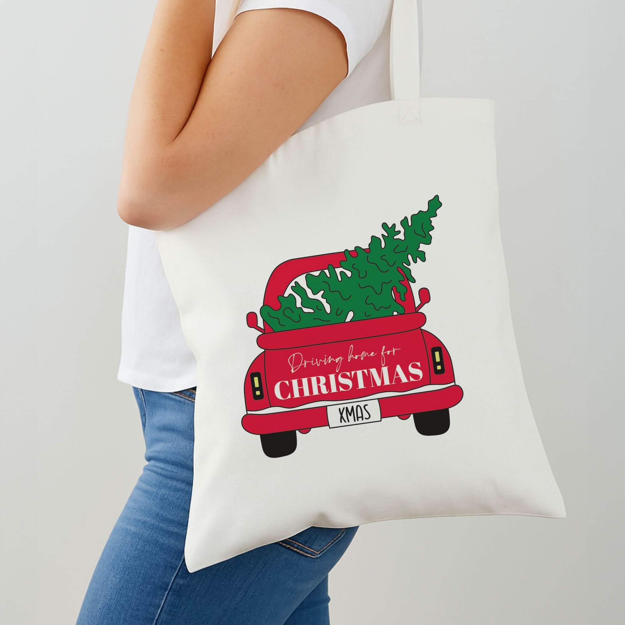 Driving Home For Christmas Truck Shoulder Bag