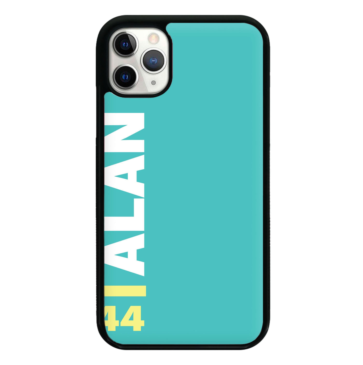 Personalised F1 Driver Blue Phone Case