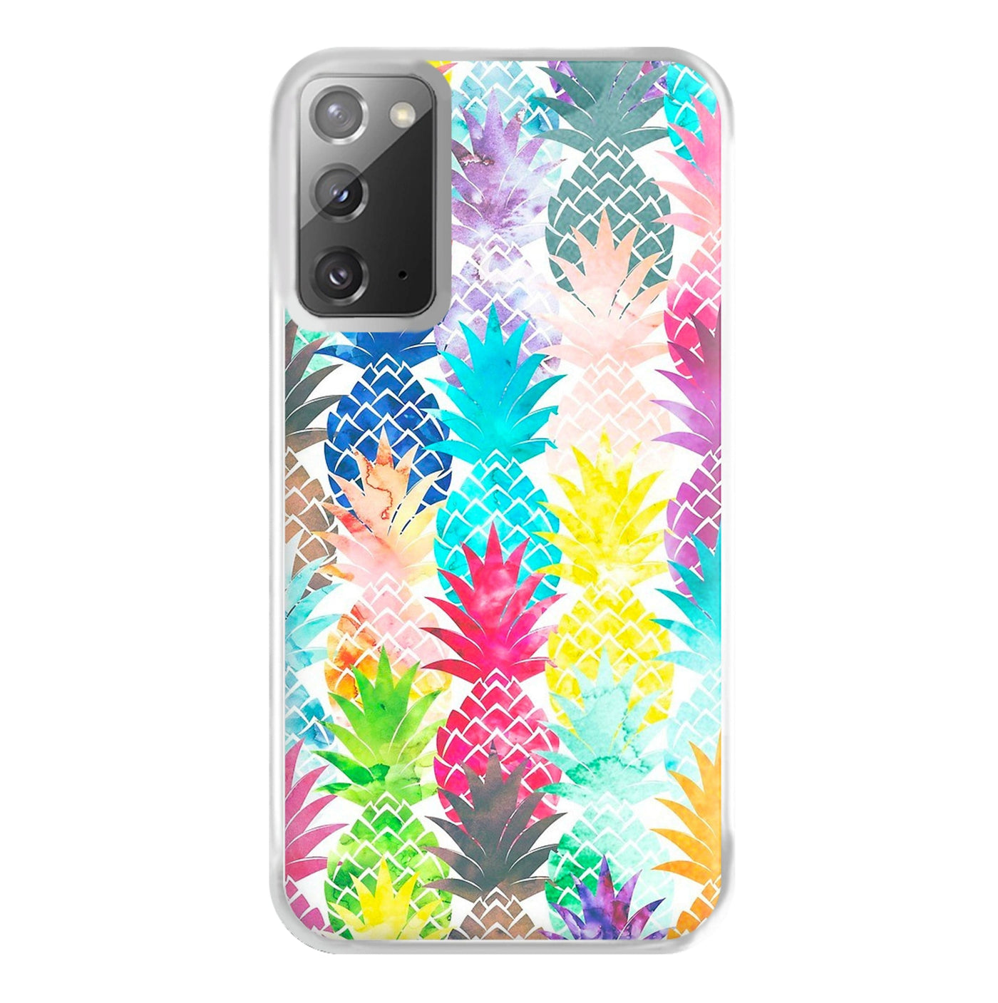 Watercolour Pineapple Pattern Phone Case