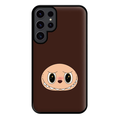 Cute Brown Monster Face Galaxy S23 Ultra Case
